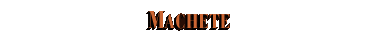 machete